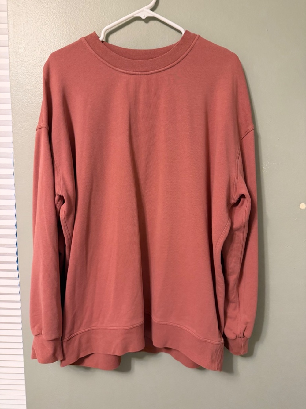 LULULEMON Perfectly Oversized Crew Brier Rose Pink Women’s Size 10 - Picture 4 of 6